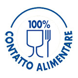 Utilizzabile a contatto con alimenti