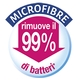 Microfibre - rimuove 99% batteri